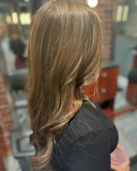 Precision bob haircut at Backstage Salon